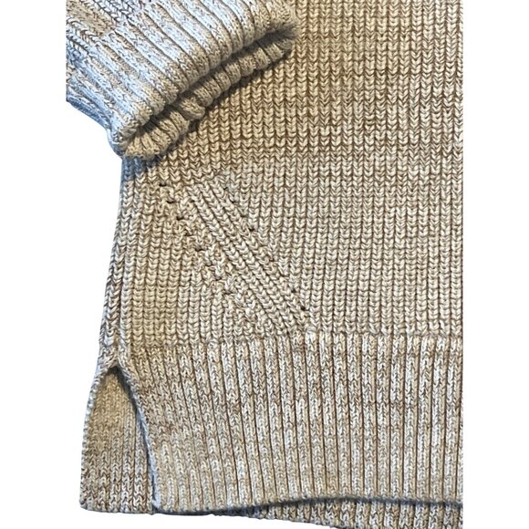 Duluth Trading Co XXL Beige Crewneck Sweater Heavy Knit Cotton Blend - Picture 2 of 7